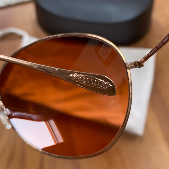Oliver People's Oversized Polarized Blondell Sunglasses - Picture 8 of 9